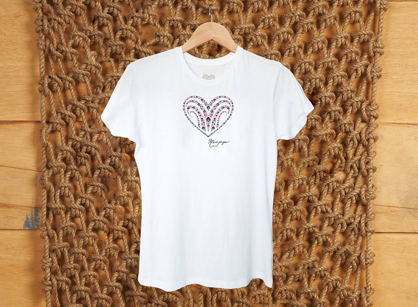 Corazón de flores Dama